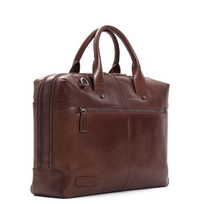 Plevier Rock Flint Briefcase Business bag 15.6 Inch Brown #2